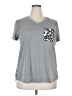 Unbranded Animal Print Gray Short Sleeve T-Shirt Size XXL - photo 1
