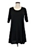 Eileen Fisher 100% Silk Black 3/4 Sleeve Top Size M - photo 1