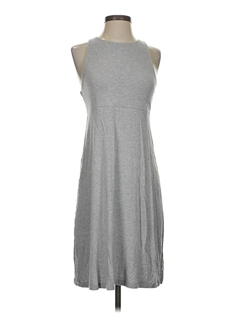 Pre-owned Athleta Casual Dress In Gray
