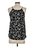 Solitaire 100% Rayon Black Sleeveless Blouse Size S - photo 2