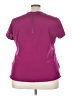 Lands' End 100% Polyester Purple Short Sleeve Blouse Size 20 - photo 2