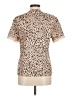 Unbranded Tan Short Sleeve Blouse Size M - photo 2
