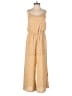 Everly 100% Polyester Stars Yellow Jumpsuit Size S - photo 1