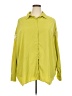 Boohoo 100% Polyester Green Long Sleeve Blouse Size 20 - photo 1