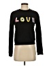 Endless Rose Graphic Black Pullover Sweater Size XS - photo 1