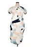 Unbranded Graphic Ivory Casual Dress Size XXL - photo 1