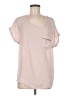 Maurices 100% Polyester Pink Short Sleeve Top Size M - photo 1