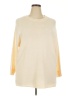 Questions 100% Acrylic Ivory Pullover Sweater Size 2X - photo 1