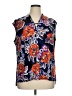 Jones Studio Floral Blue Sleeveless Blouse Size 1X - photo 1