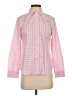 Talbots Checkered-gingham Pink Long Sleeve Button-Down Shirt Size S (petite) - photo 1
