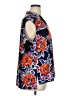 Jones Studio Floral Blue Sleeveless Blouse Size 1X - photo 4