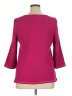 St. John Pink 3/4 Sleeve Top Size 14 - photo 2