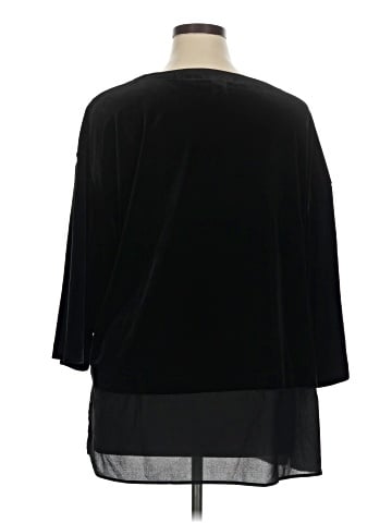 Draper's & Damon's 3/4 Sleeve Top (view 2)