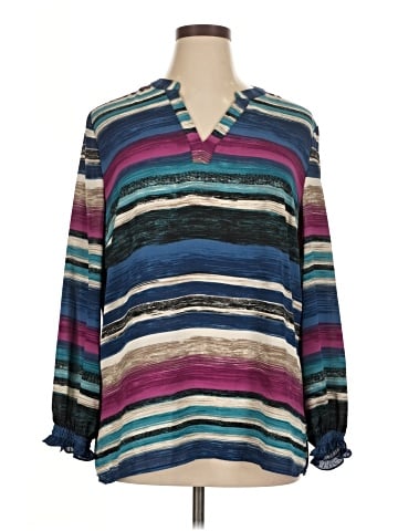 Draper's & Damon's Long Sleeve Blouse (view 1)