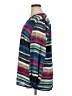 Draper's & Damon's 100% Polyester Stripes Teal Long Sleeve Blouse Size XL - photo 5