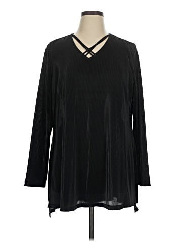 Ruff Hewn Long Sleeve Blouse (view 1)