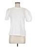Magaschoni White Short Sleeve Top Size M - photo 1