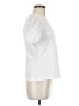 Magaschoni White Short Sleeve Top Size M - photo 4