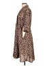 Derek Lam 100% Polyester Animal Print Brown Casual Dress Size EU (IT) 42 / US 6 - photo 5