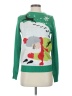 Tipsy Elves 100% Acrylic Graphic Green Pullover Sweater Size S - photo 1