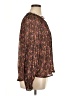 Democracy 100% Polyester Brown Long Sleeve Blouse Size XL - photo 4
