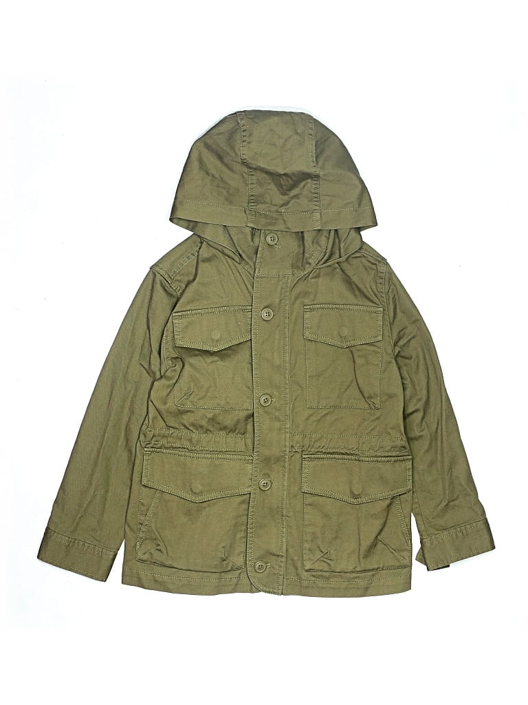 Pre-owned Crewcuts Kids' Jacket In Green