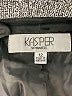 Kasper 100% Polyester Chevron-herringbone Gray Blazer Size 12 - photo 6