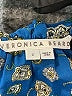Veronica Beard Paisley Blue Casual Dress Size 2 - photo 7