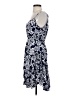 Angie 100% Rayon Paisley Blue Casual Dress Size S - photo 5