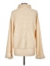 Unbranded 100% Acrylic Ivory Turtleneck Sweater Size L - photo 2