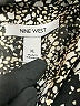 Nine West 100% Polyester Animal Print Silver Long Sleeve Blouse Size XL - photo 7