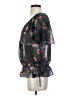 H&M 100% Polyester Black Short Sleeve Blouse Size 4 - photo 5