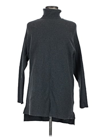 Pure Navy Turtleneck Sweater (view 1)