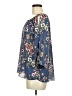 By & By 100% Polyester Blue 3/4 Sleeve Blouse Size M - photo 5