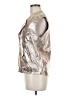 McQ Alexander McQueen 100% Leather Metallic Silver Vest Size EU 38 / US 8 - photo 5