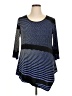 Clara Sun Woo Blue 3/4 Sleeve Top Size XL - photo 1