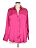 Zara Pink 3/4 Sleeve Button-Down Shirt Size M - photo 1