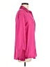 Zara Pink 3/4 Sleeve Button-Down Shirt Size M - photo 4