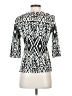 Yoana Baraschi Silver 3/4 Sleeve Top Size S - photo 2