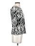 Yoana Baraschi Silver 3/4 Sleeve Top Size S - photo 4
