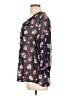 St. John's Bay 100% Polyester Floral Blue Gray 3/4 Sleeve Blouse Size L - photo 5
