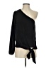 Minuet 100% Polyester Black Long Sleeve Top Size S - photo 1