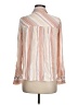 Thread & Supply Stripes Orange Long Sleeve Blouse Size M - photo 2