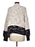 Jun & Ivy 100% Polyester Tweed White Cardigan Size M - photo 2
