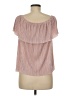 1.State 100% Polyester Pink Short Sleeve Blouse Size M - photo 2