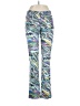 Cluny Print Blue Casual Pants Size 12 - photo 1