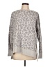 Lucky Brand Paisley Gray Pullover Sweater Size L - photo 1