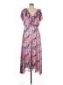 Taylor 100% Polyester Floral Pink Casual Dress Size 8 - photo 2
