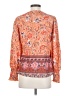 Unbranded 100% Polyester Orange Long Sleeve Blouse Size S - photo 2