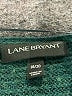 Lane Bryant Stars Green Pullover Sweater Size 18 - 20 Plus - photo 7